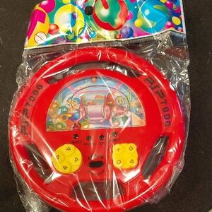 Red Toy Steering Wheel for Kids